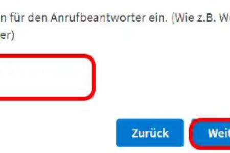 Anrufbeantworter namentlich speichern