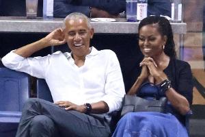 Hoher Besuch bei den US-Open: Die Obamas im Tennis-Fieber