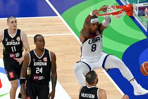 Basketball-WM: USA fertigen Jordanien ab