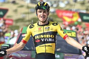 Vuelta: Etappensieg für Kuss, Martinez in Rot