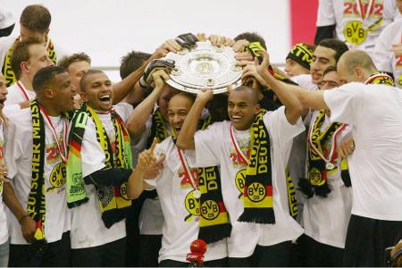 Platz 2: Borussia Dortmund - 3083 Punkte - Spiele: 1902 | Siege: 870 | Unentschieden: 473 | Niederlagen: 559 | Tore: 3461:2670 (+791)