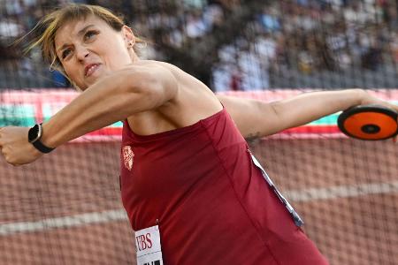 ISTAF: Diskuswerferin Pudenz Zweite hinter Allman ISTAF: Diskuswerferin Pudenz Zweite hinter Allman