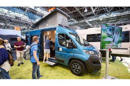 Roadcar 540 R, Reisemobil, Petrolblau, Messe Roadcar 540 R, Reisemobil, Petrolblau, Messe
