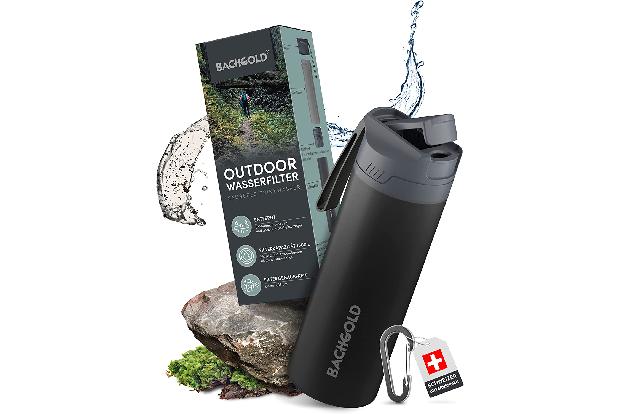 Bachgold Profi Outdoor Wasserfilter Flasche
