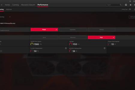 Overclocking und Undervolting in AMD Adrenalin