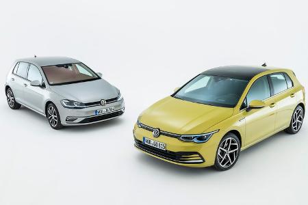 VW Golf, vergleich alt neu