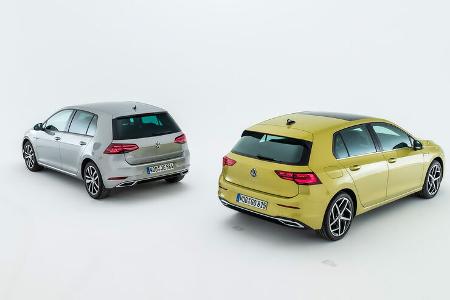 VW Golf, vergleich alt neu