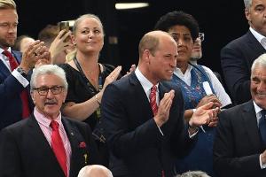 Frankreich-Besuch: Prinz William jubelt bei der Rugby-WM
