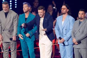 Justin Timberlakes Boygroup *NSYNC wiedervereint auf der Bühne