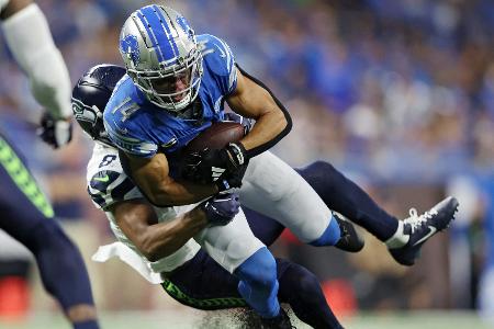 Niederlage für Detroit Lions - Probleme bei St. Brown Niederlage für Detroit Lions - Probleme bei St. Brown