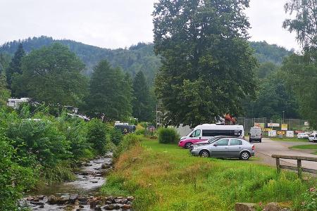 Schwarzwald, Stellplatz, Fluss