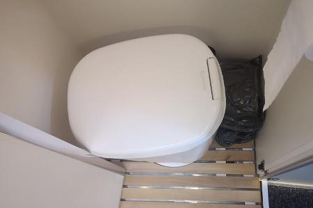 Toilette, Tüte, Tür