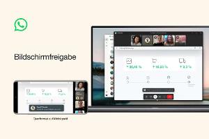 WhatsApp-Bildschirmfreigabe: So geht's