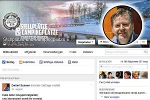 Camping-Communities auf Facebook