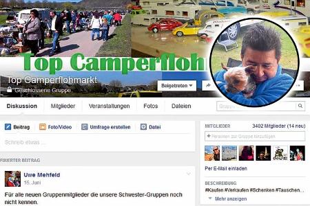 „Top Camperflohmarkt“ ist perfekt zum Stöbern.