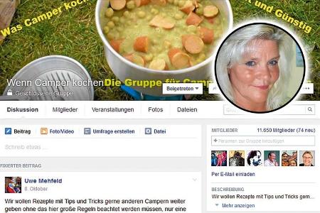 „Wenn Camper kochen“ ist eine Gruppe für alle Hobbyköche, die Rezepte mit anderen teilen möchten.