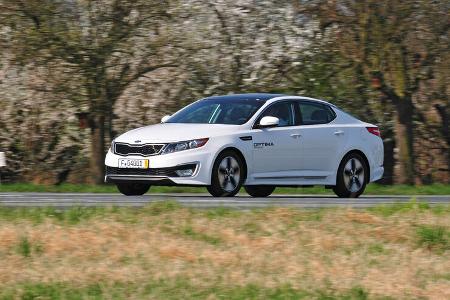 Kia Optima Hybrid, Front seitlich Kia Optima Hybrid, Front seitlich