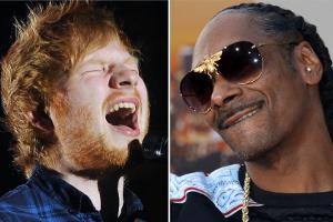 Ed Sheeran rauchte mit Snoop Dogg Marihuana bis "er nichts mehr sah"