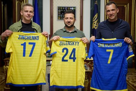 Ukraine will Überprüfung von Russlands Fußball-Rückkehr Ukraine will Überprüfung von Russlands Fußball-Rückkehr