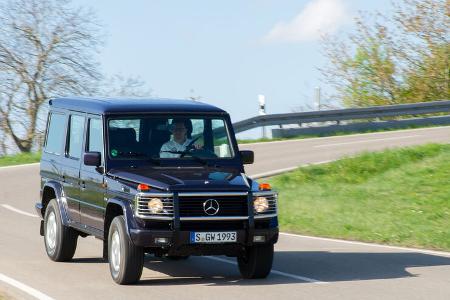 Mercedes 500 GE W463 (1993) G-Klasse Kurve