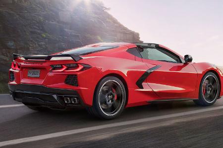 Chevrolet Corvette C8 Sting Ray, Exterieur