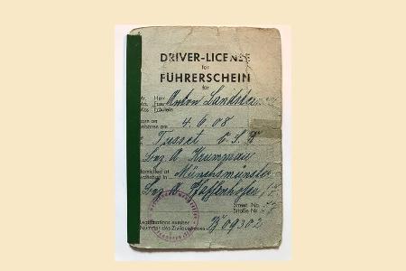 Führerschein von 1948 (US-Zone) 