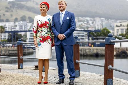 Willem-Alexander und Máxima lächeln Proteste in Südafrika weg Willem-Alexander und Máxima lächeln Proteste in Südafrika weg