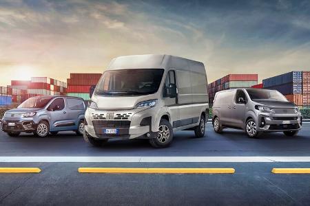 Neue Stellantis Vans und Transporter 2024 Opel Peugeot Citro‘n Fiat