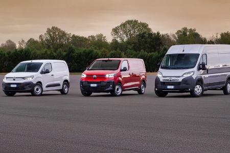 Neue Stellantis Vans und Transporter 2024 Opel Peugeot Citro‘n Fiat