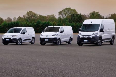 Neue Stellantis Vans und Transporter 2024 Opel Peugeot Citro‘n Fiat