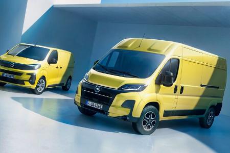 Neue Stellantis Vans und Transporter 2024 Opel Peugeot Citro‘n Fiat