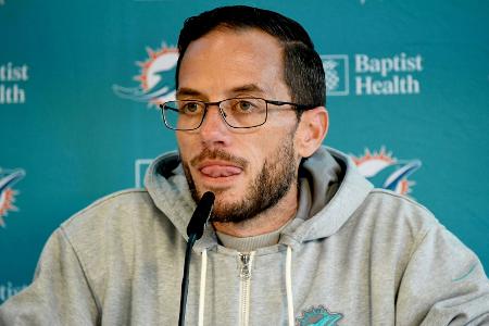 Dolphins-Headcoach McDaniel: 