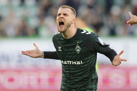Werder freut sich mit Ducksch: 