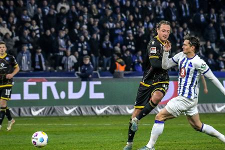 Hertha mit Remis gegen Karlsruhe