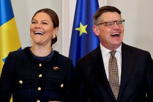Kronprinzessin Victoria zu dreitägigem Deutschland-Besuch eingetroffen