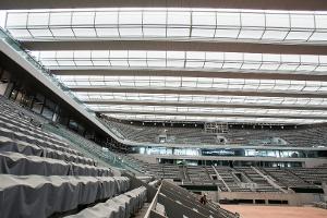 Wie ein Faltenrock: French Open zeigen neues Dach