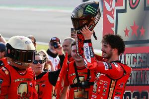 Martin stürzt: Bagnaia wieder MotoGP-Champion