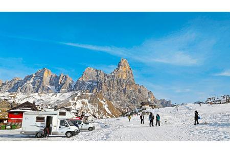 Dolomiten im Winter
