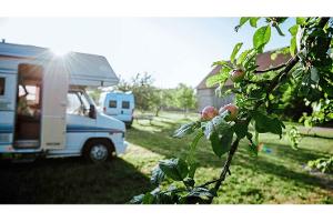 Camping-Urlaub auf dem Land