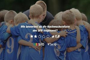 SID-Umfrage: DFB-Nachwuchsreform findet bei Fans wenig Anklang