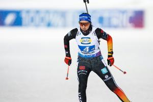 Deutsche Biathletinnen auf Rang drei