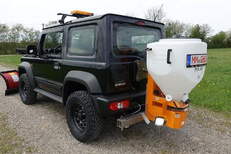 Suzuki Jimny Schneepflug Winterdienst
