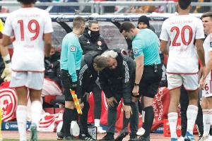 Nürnberg-Düsseldorf für zehn Minuten unterbrochen