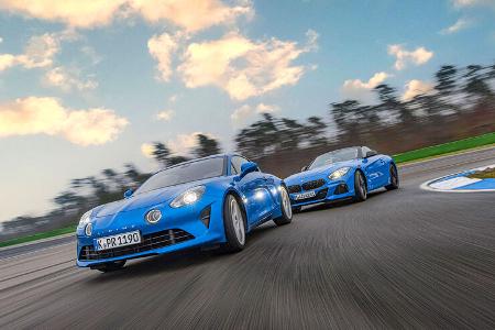 Alpine A110 gegen BMW Z4 Vergleichstest, ams 0221 Alpine A110 gegen BMW Z4 Vergleichstest, ams 0221