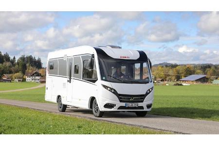 Frontansicht, Außen, Trend, Integriert, Vollintegriert, Reisemobil, Straße