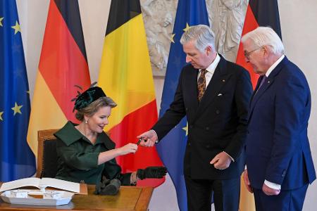 Belgisches Königspaar zu Besuch in Berlin