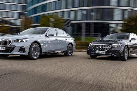 BMW 520d xDrive, Mercedes E 220 d 4Matic