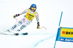 Abfahrt in St. Moritz: Aicher Sechste beim Shiffrin-Sieg