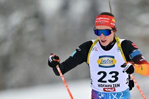 Verfolgung: Biathletinnen verpassen Top-Ten-Platzierung