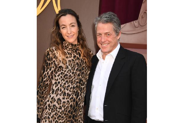 ...und wie auch bei der Premiere in London seine Frau Anna Eberstein mitgebracht hatte.